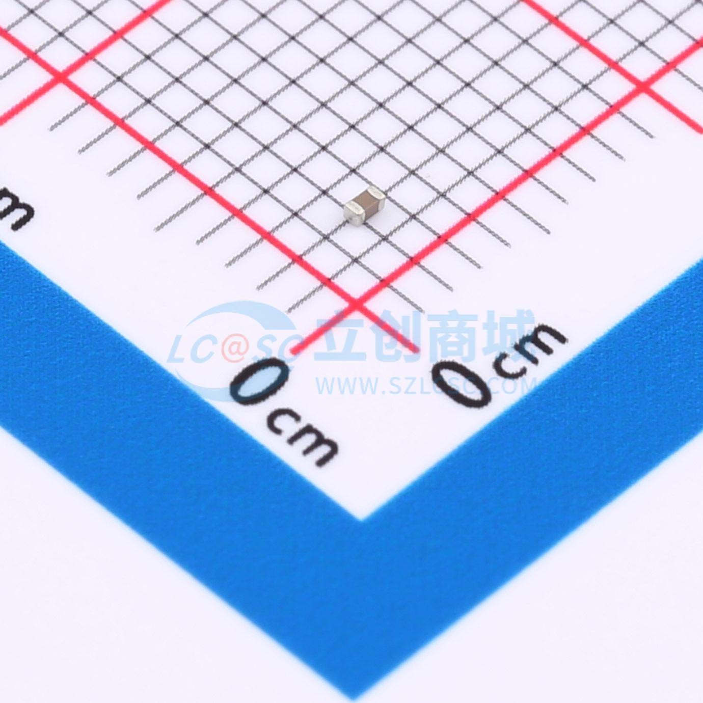 点击查看大图 CGA0402X7R102M500GT实物图