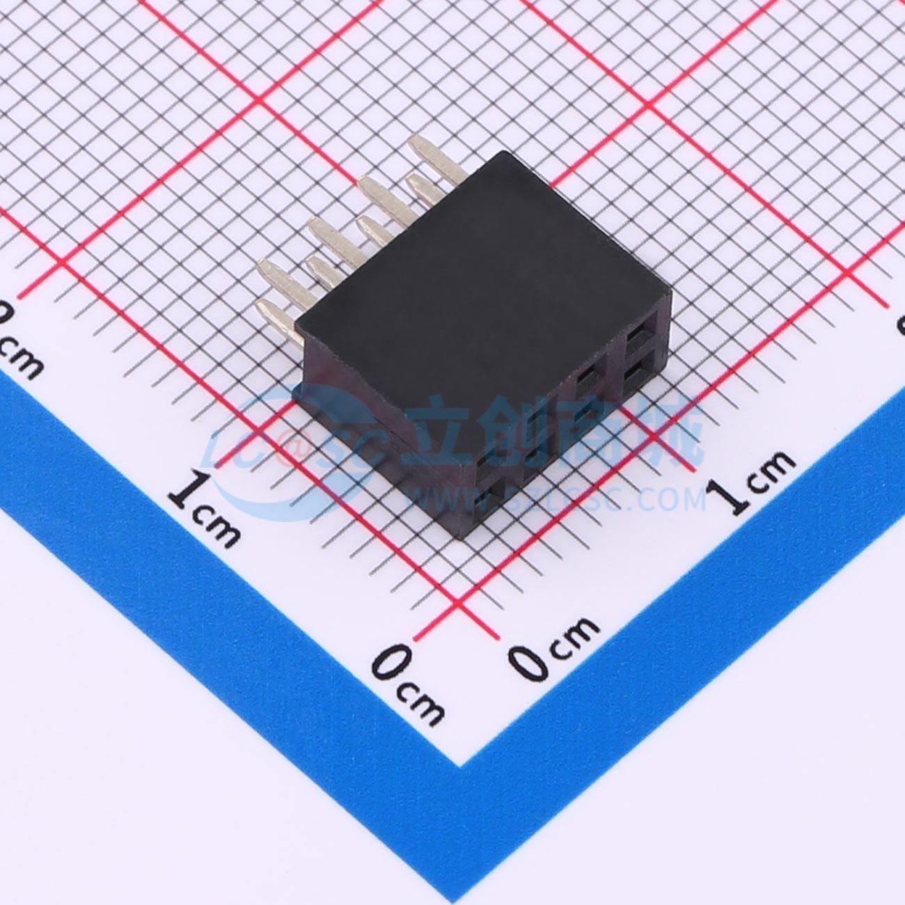 点击查看大图 HX PM2.54-2x4P ZC实物图