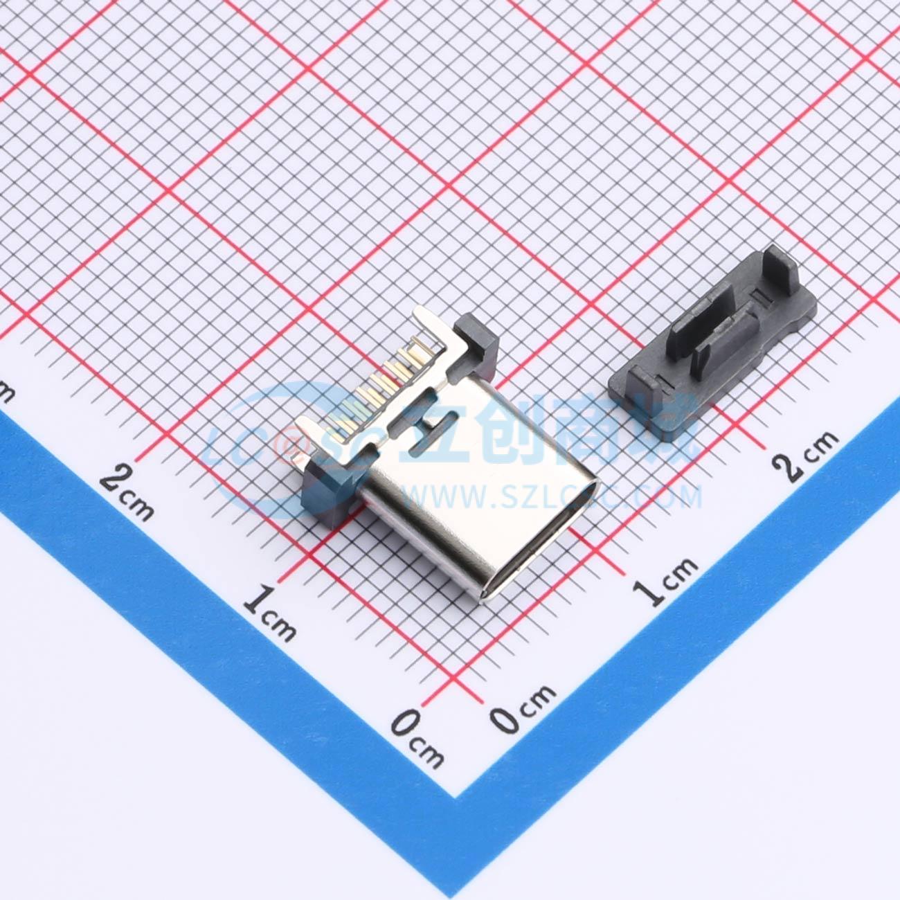 点击查看大图 TYPE-C 16P LCH10.5-B 143实物图