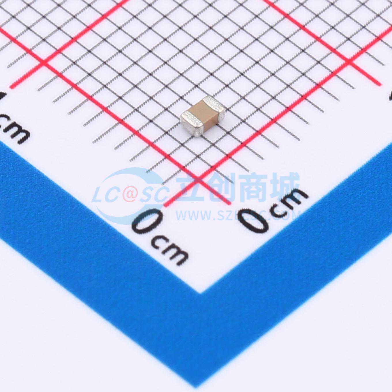 CGA0805X7R102K501KT实物图