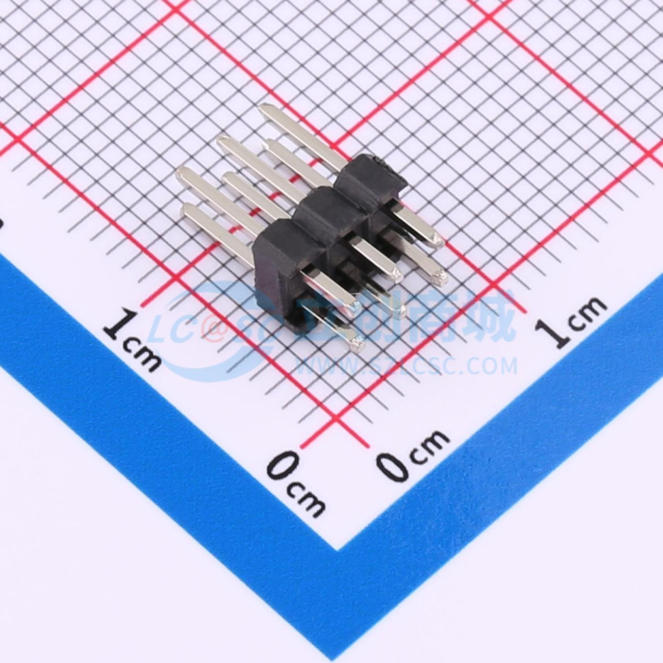 点击查看大图 HX PZ2.54-2x3P ZZ实物图