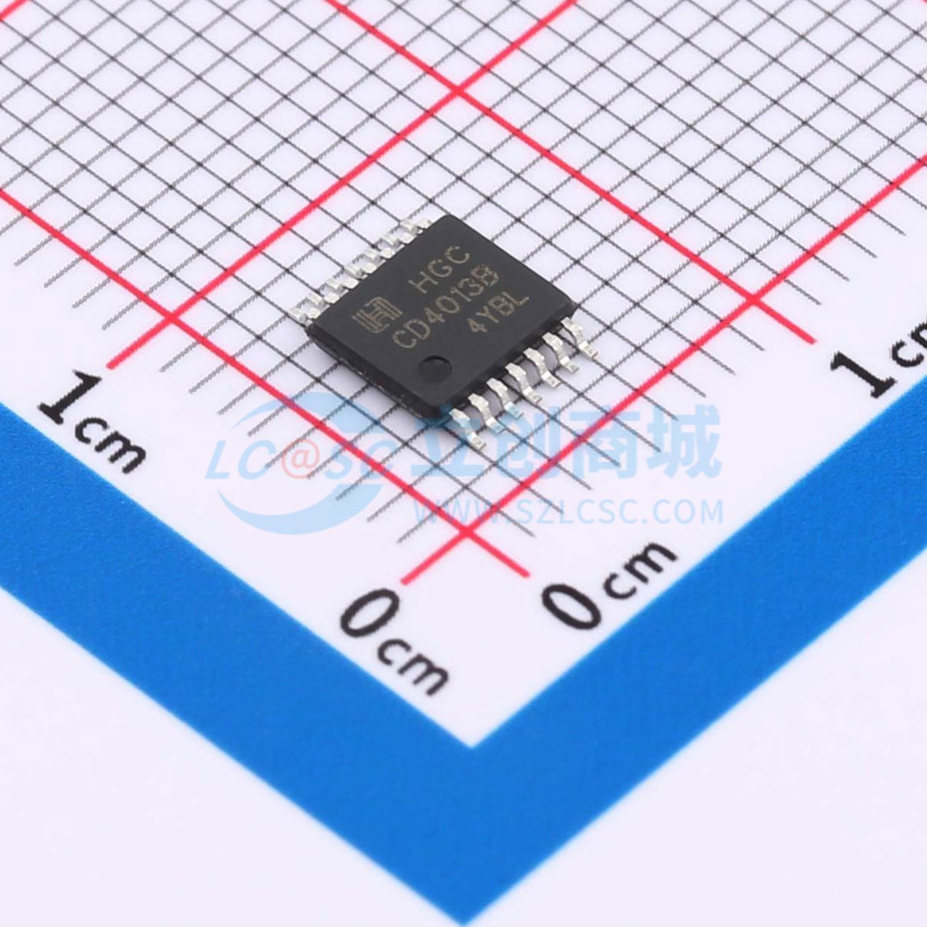点击查看大图 CD4013BPWRG实物图