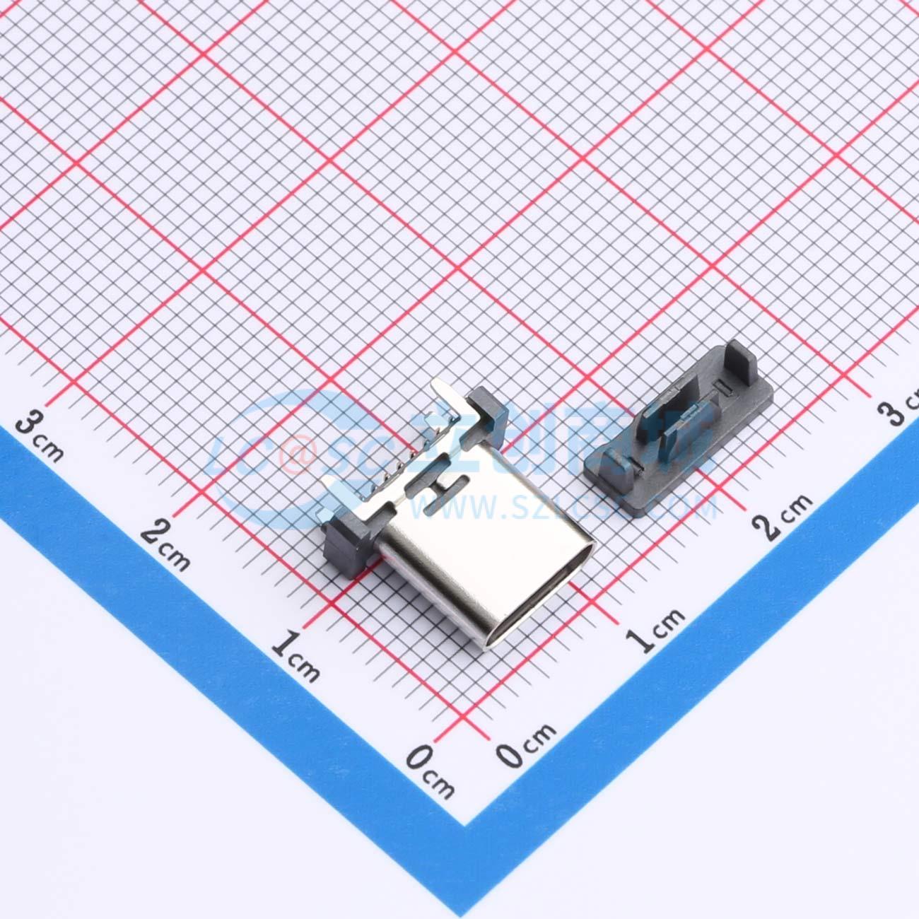 点击查看大图 TYPE-C 16P LTH10.5-M 143实物图