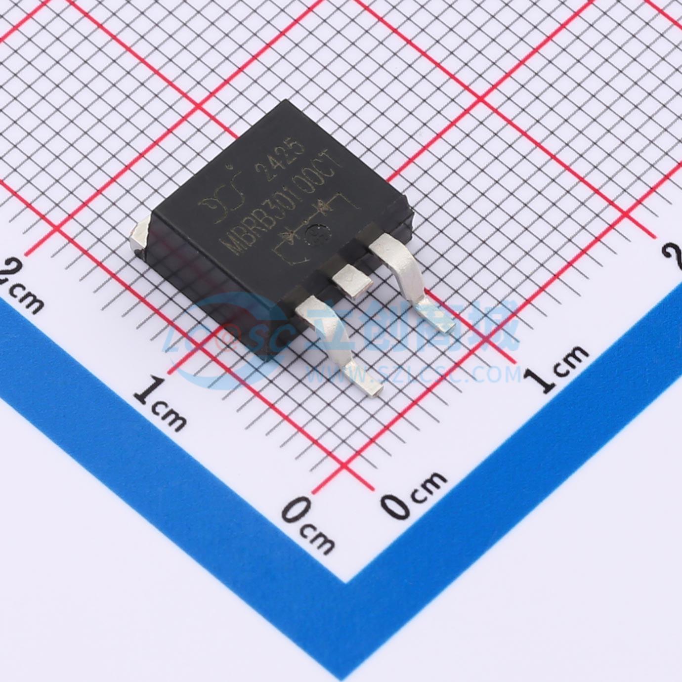点击查看大图 MBRB30100CT实物图