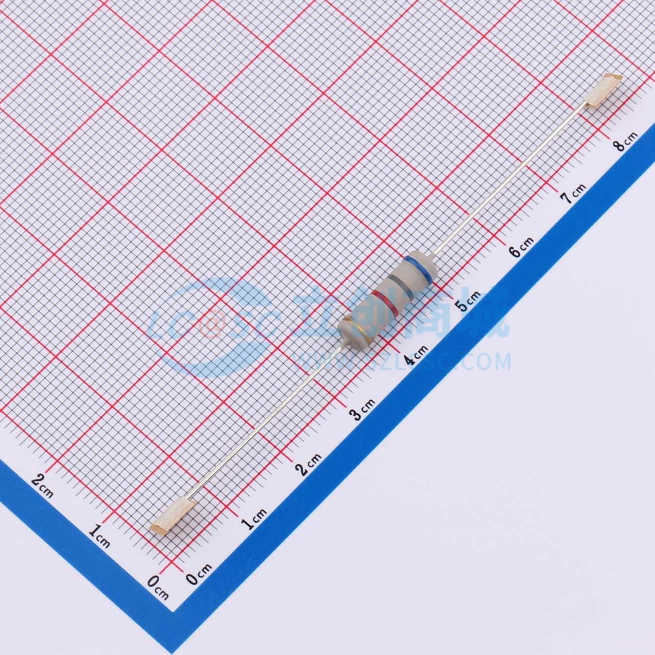 MOF3WS-6.8KΩ±5% T实物图