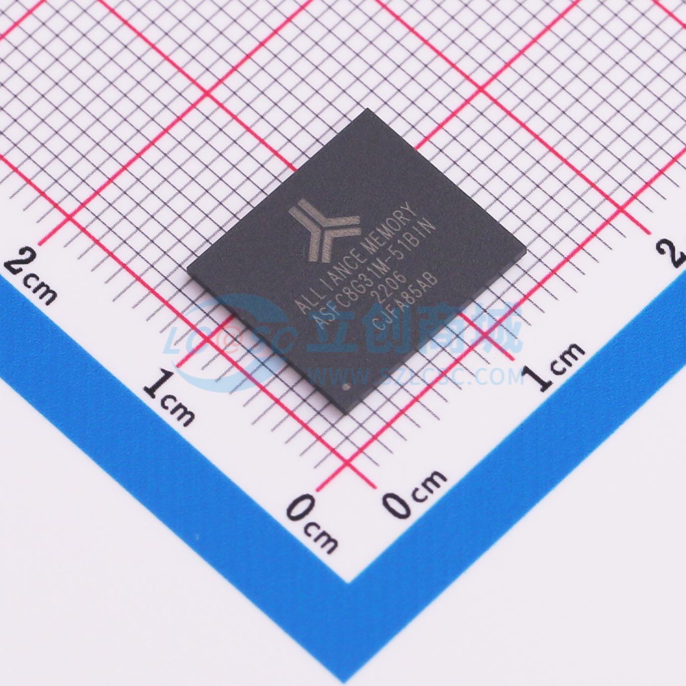 点击查看大图 ASFC8G31M-51BIN实物图