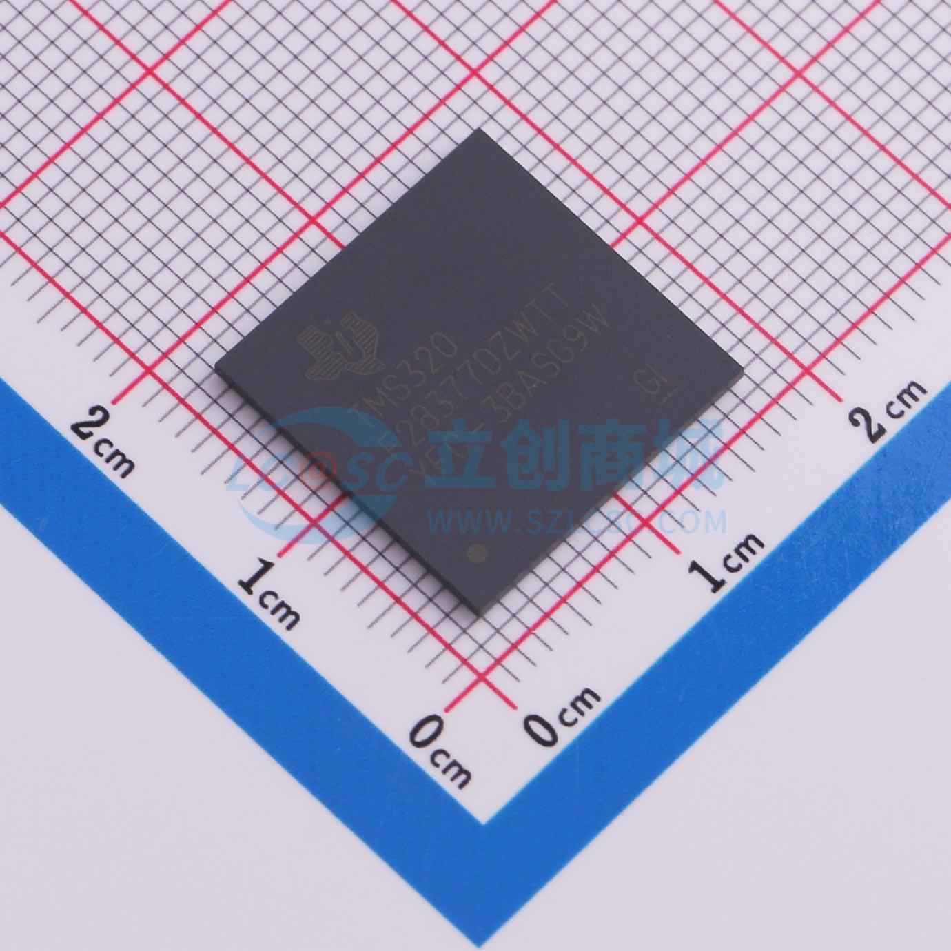 点击查看大图 TMS320F28377DZWTT实物图