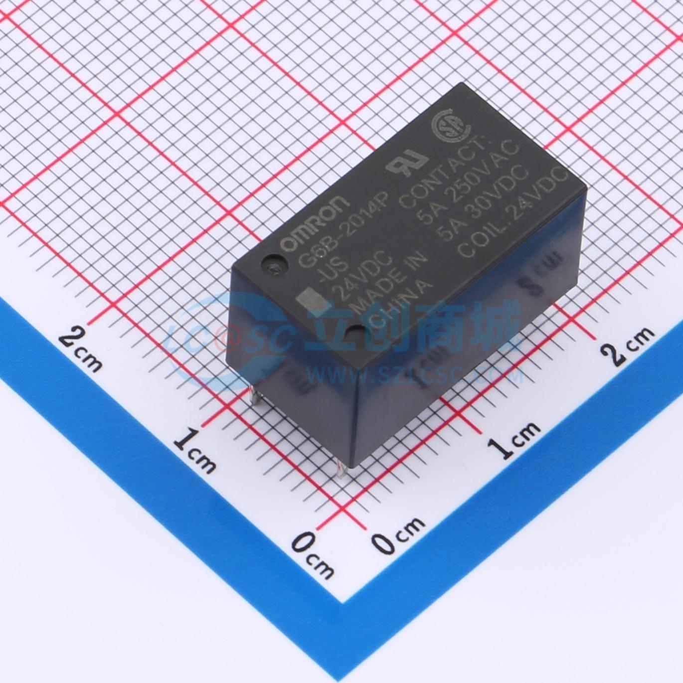 点击查看大图 G6B-2014P-US DC24实物图