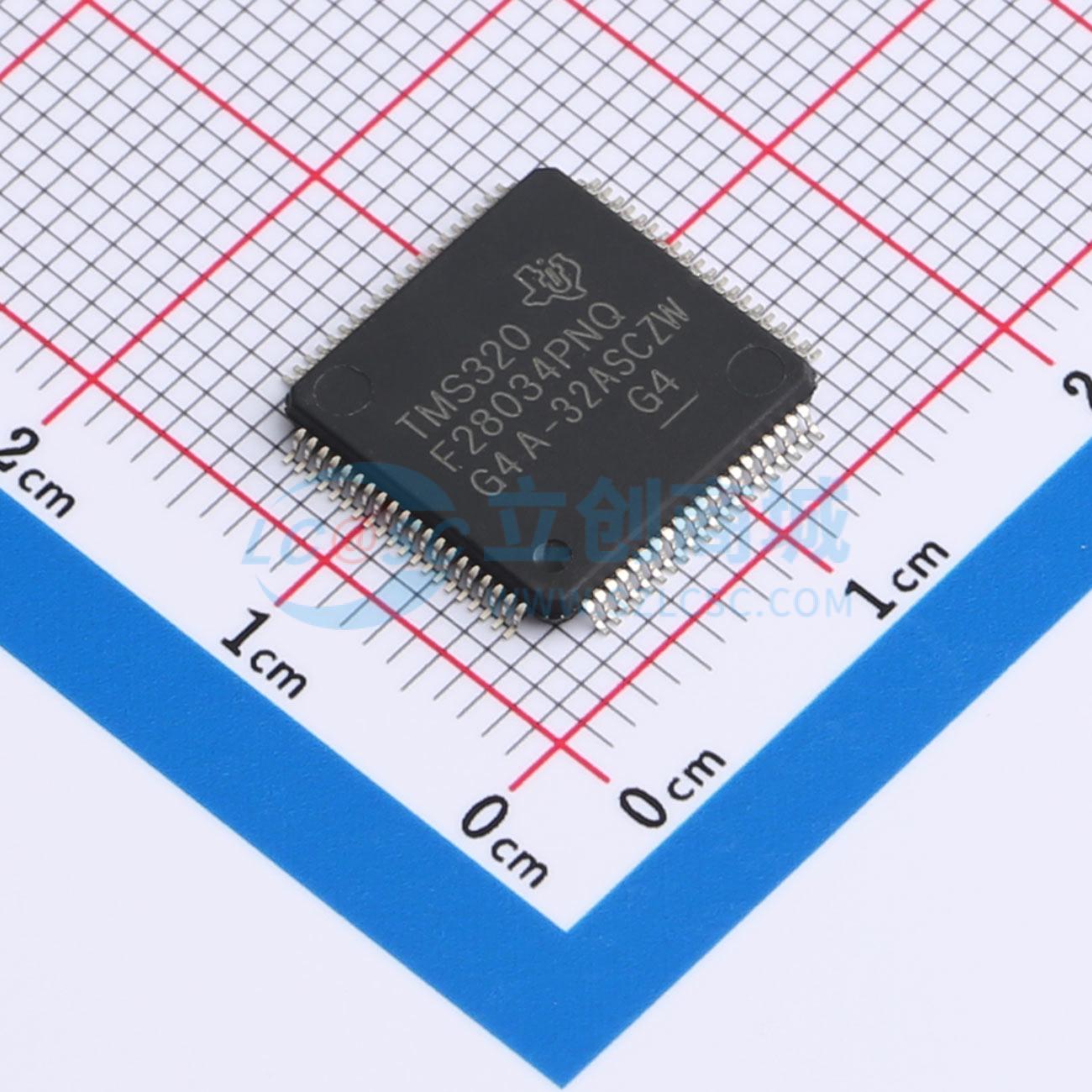 点击查看大图 TMS320F28034PNQ实物图