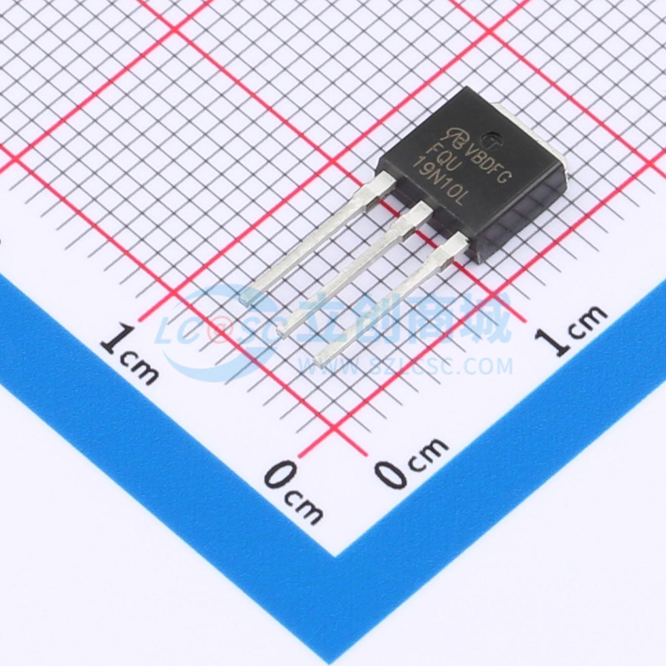 FQU19N10L-VB实物图
