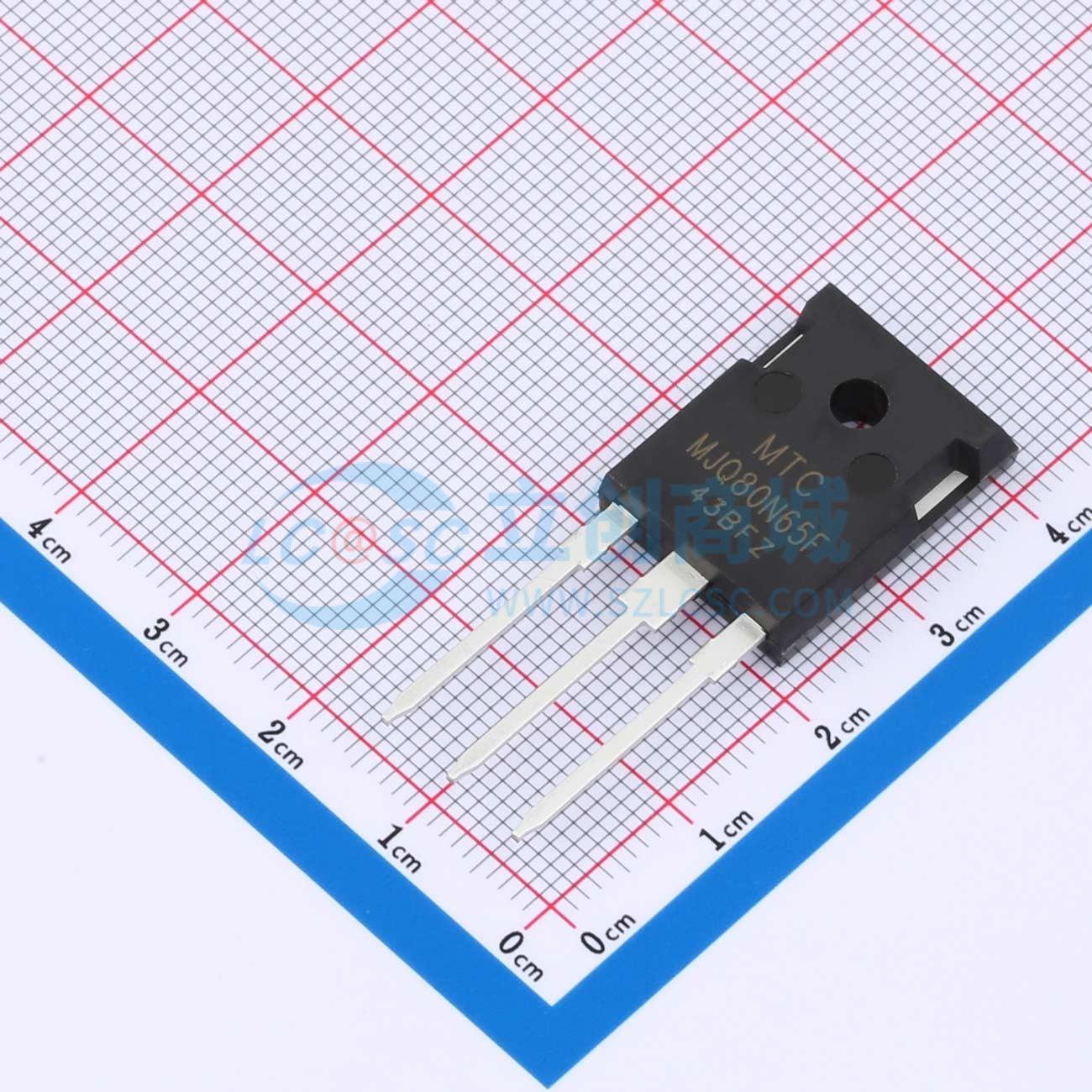 点击查看大图 MJQ80N65F实物图