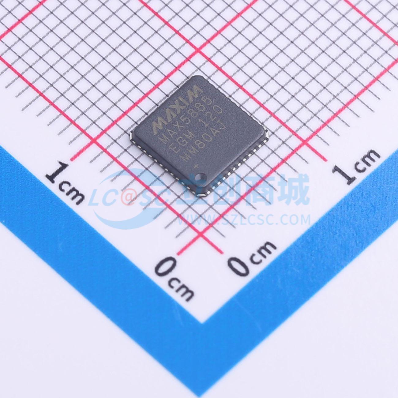 点击查看大图 MAX5885EGM+D实物图