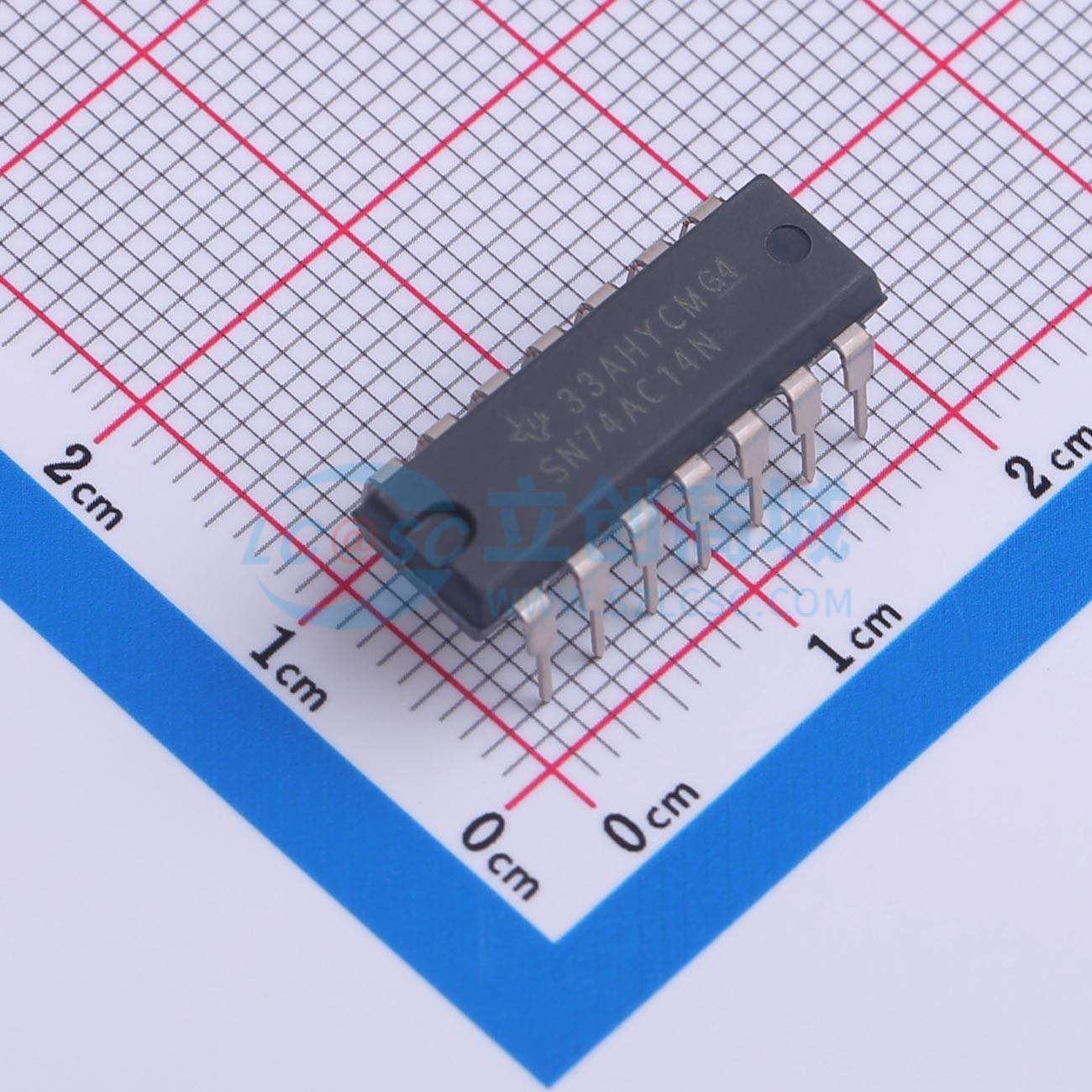 点击查看大图 SN74AC14N实物图