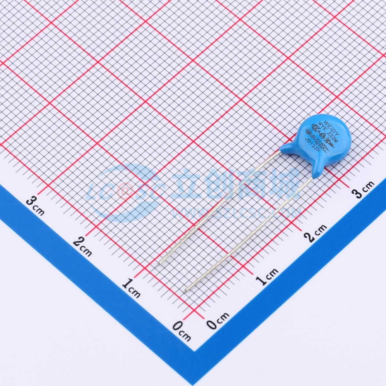 点击查看大图 WYE2F222ME4S520000实物图