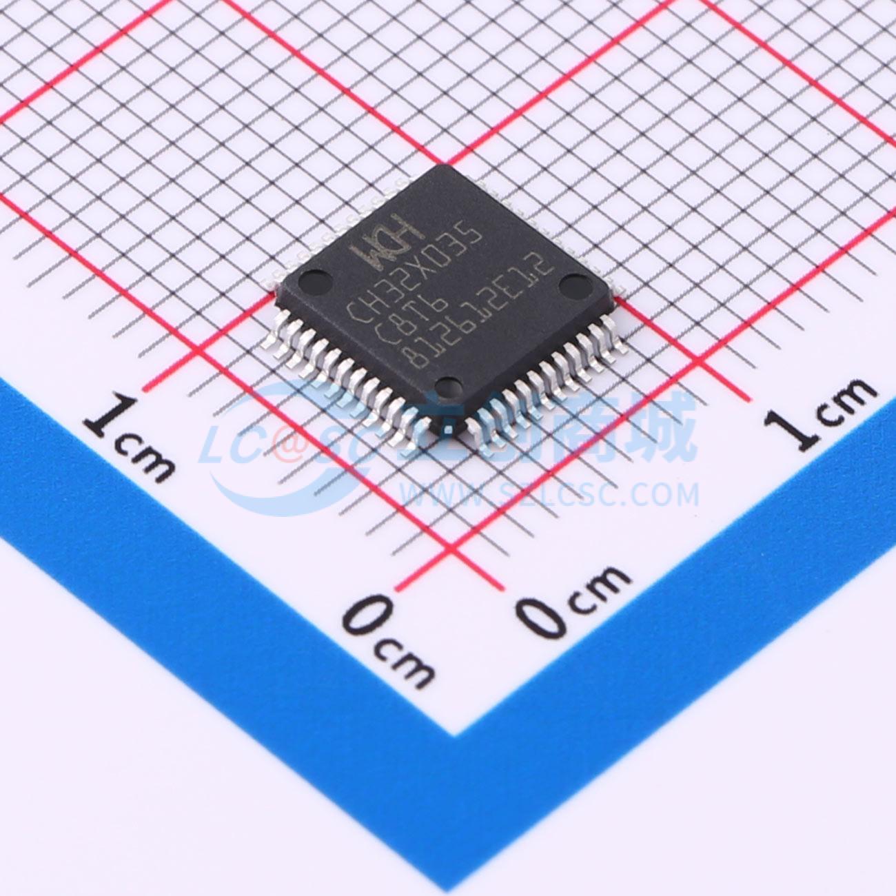 点击查看大图 CH32X035C8T6实物图