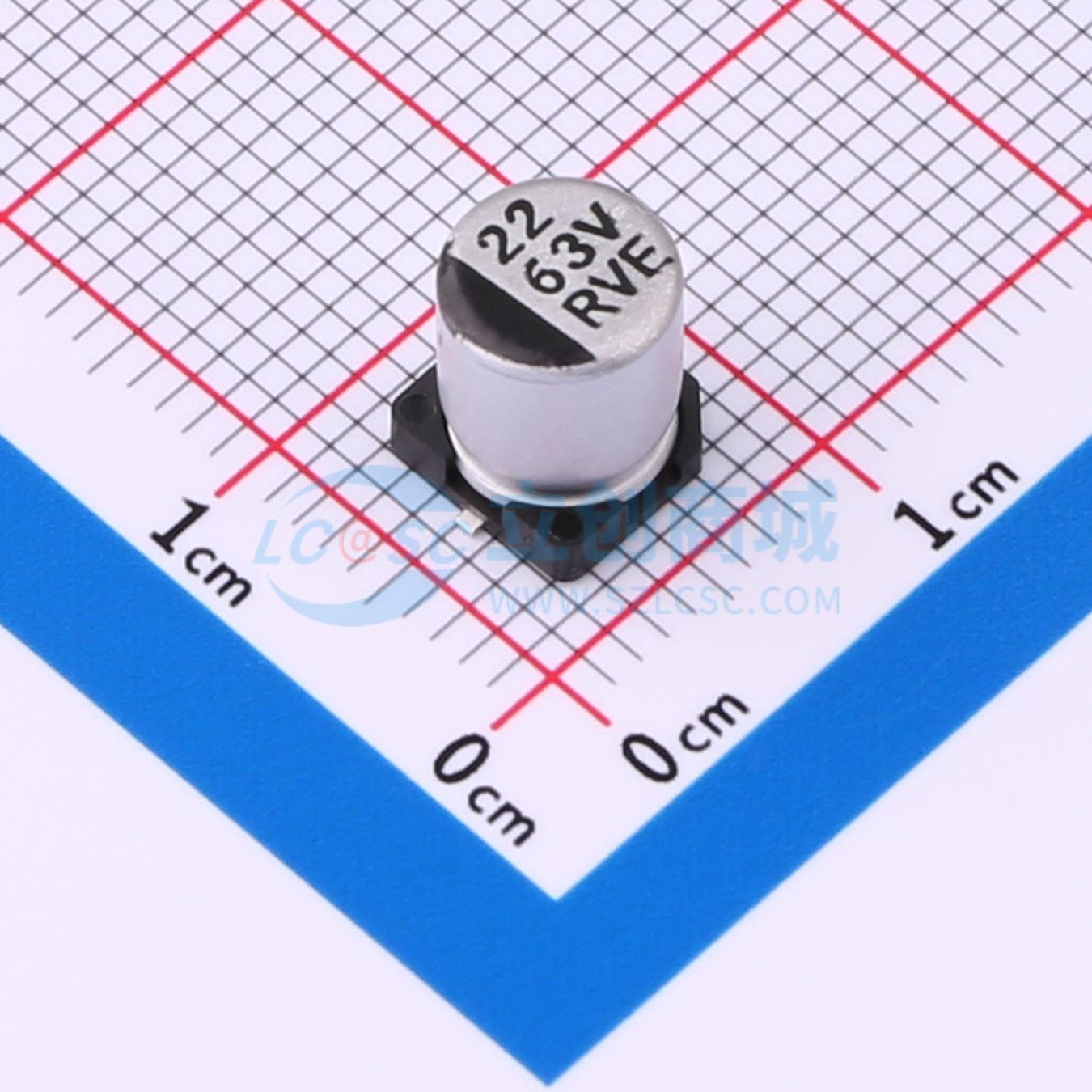 RVE1J220M0607实物图