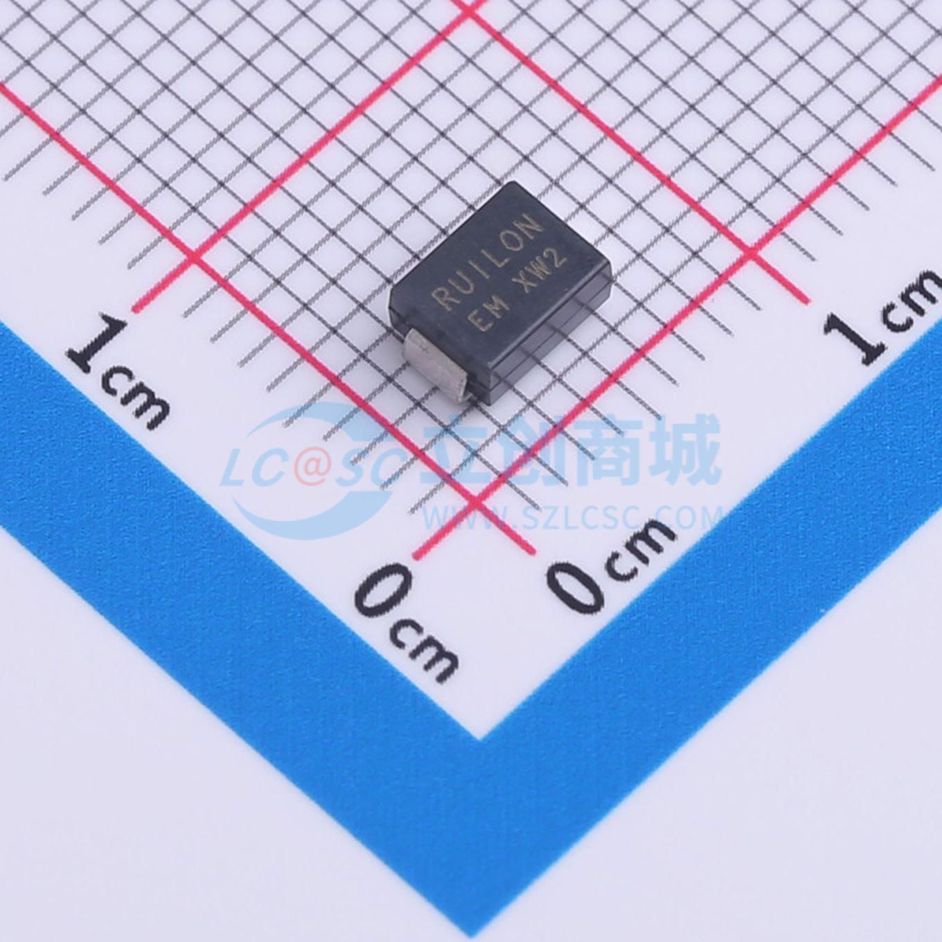 点击查看大图 SMBJ150CA实物图