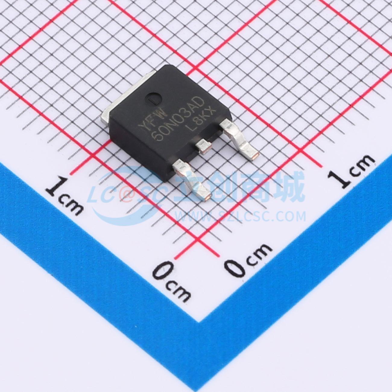 点击查看大图 YFW60N03AD实物图