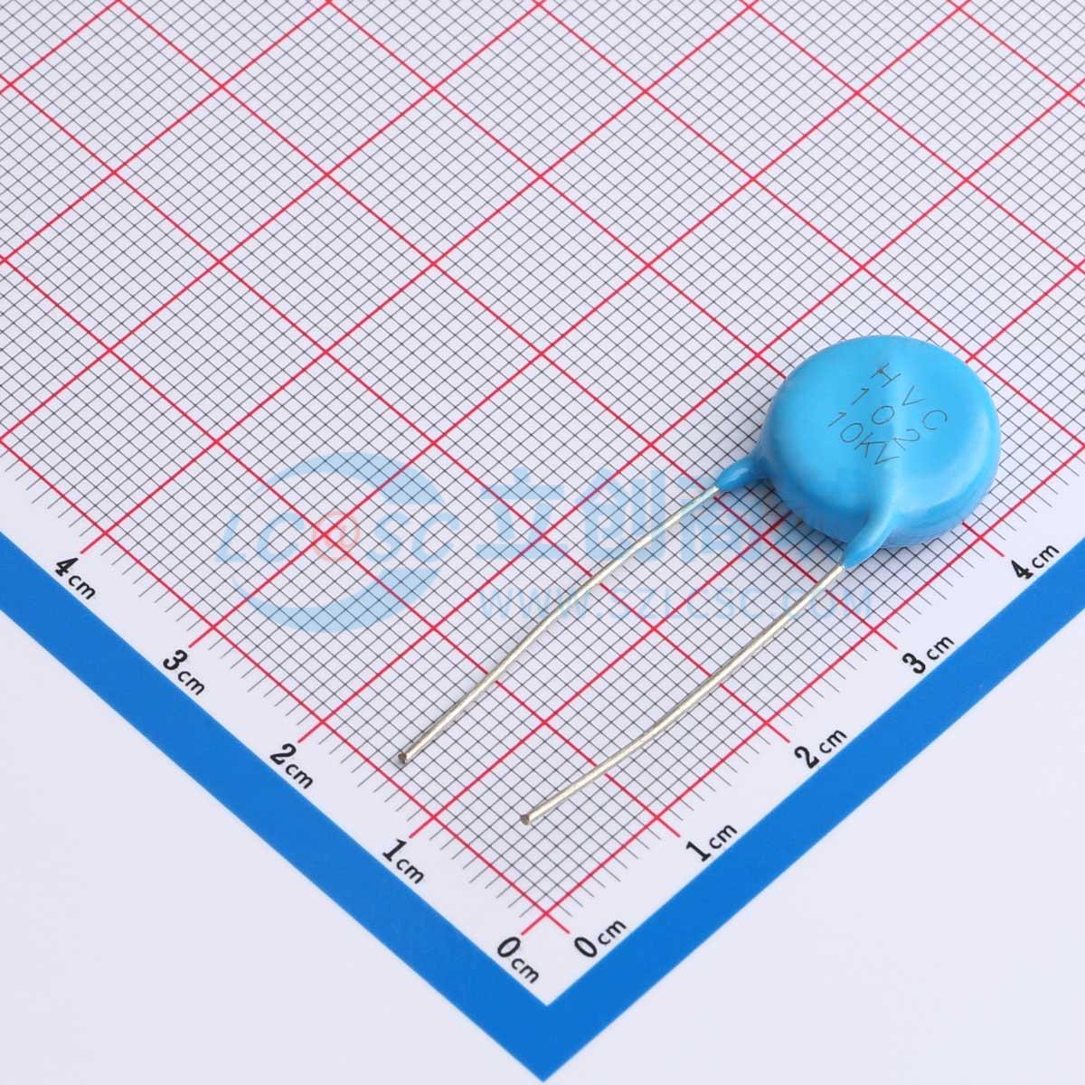 点击查看大图 HVC-10KV-DL16-F12.5-102K实物图