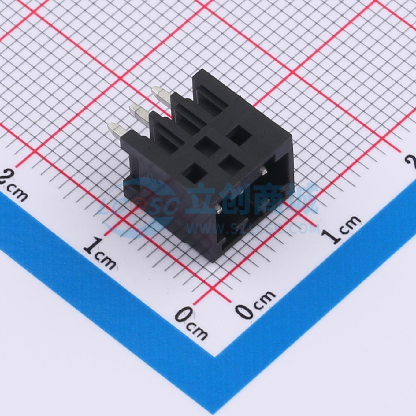 DB2EVC-2.54-3P-BK实物图