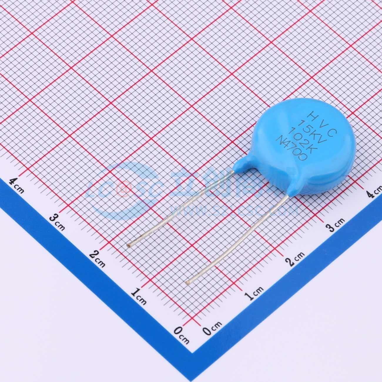 点击查看大图 HVC-15KV-DL18-F12.5-102K实物图