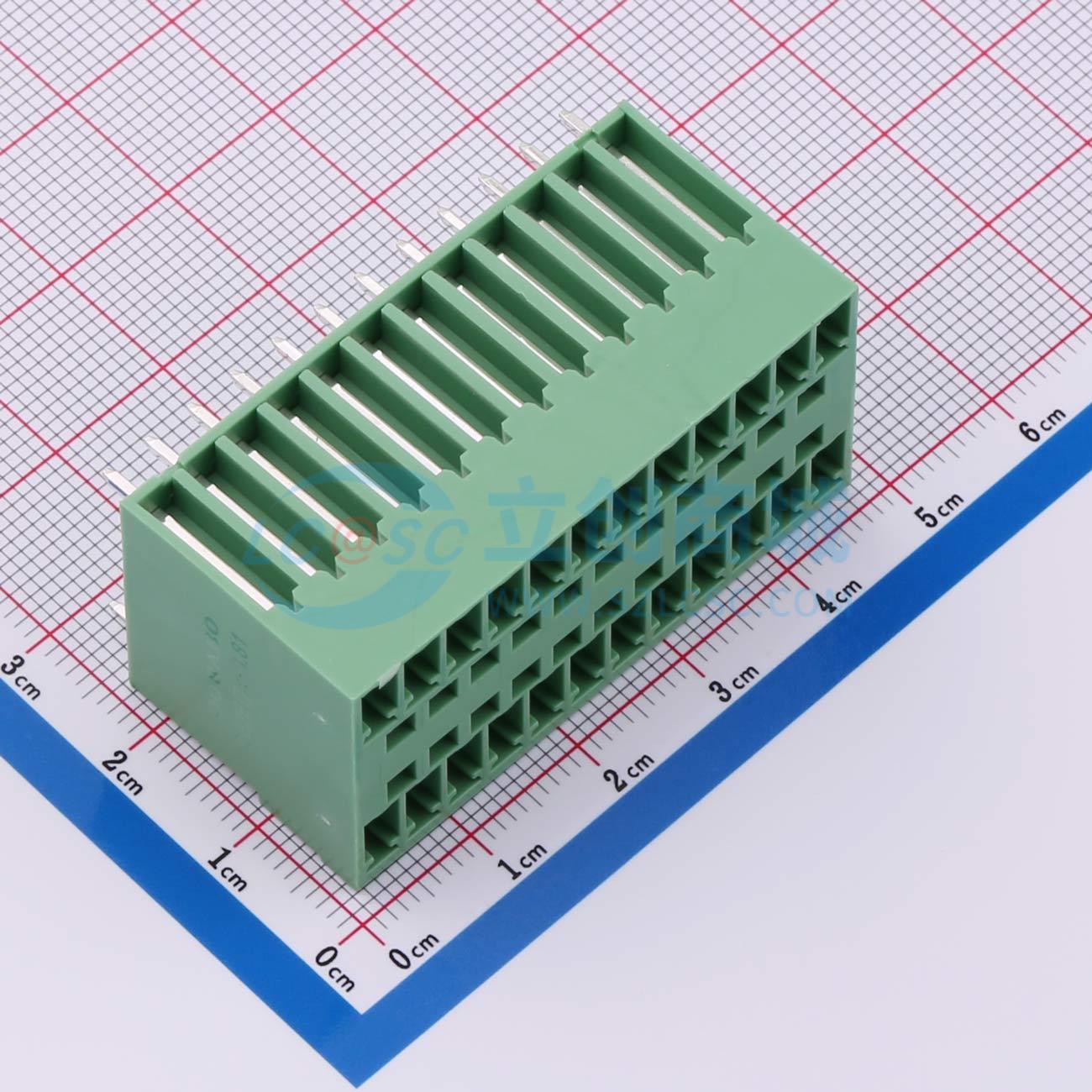 DB2EVH-3.81-2*12P-GN实物图