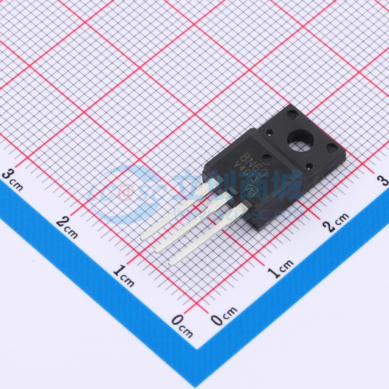 点击查看大图 HFS8N60U-VB实物图