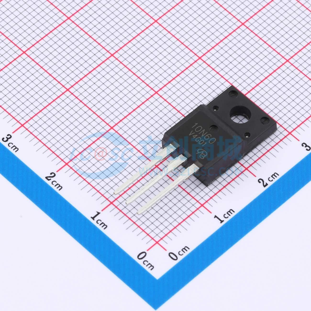 点击查看大图 HFS10N60U-VB实物图