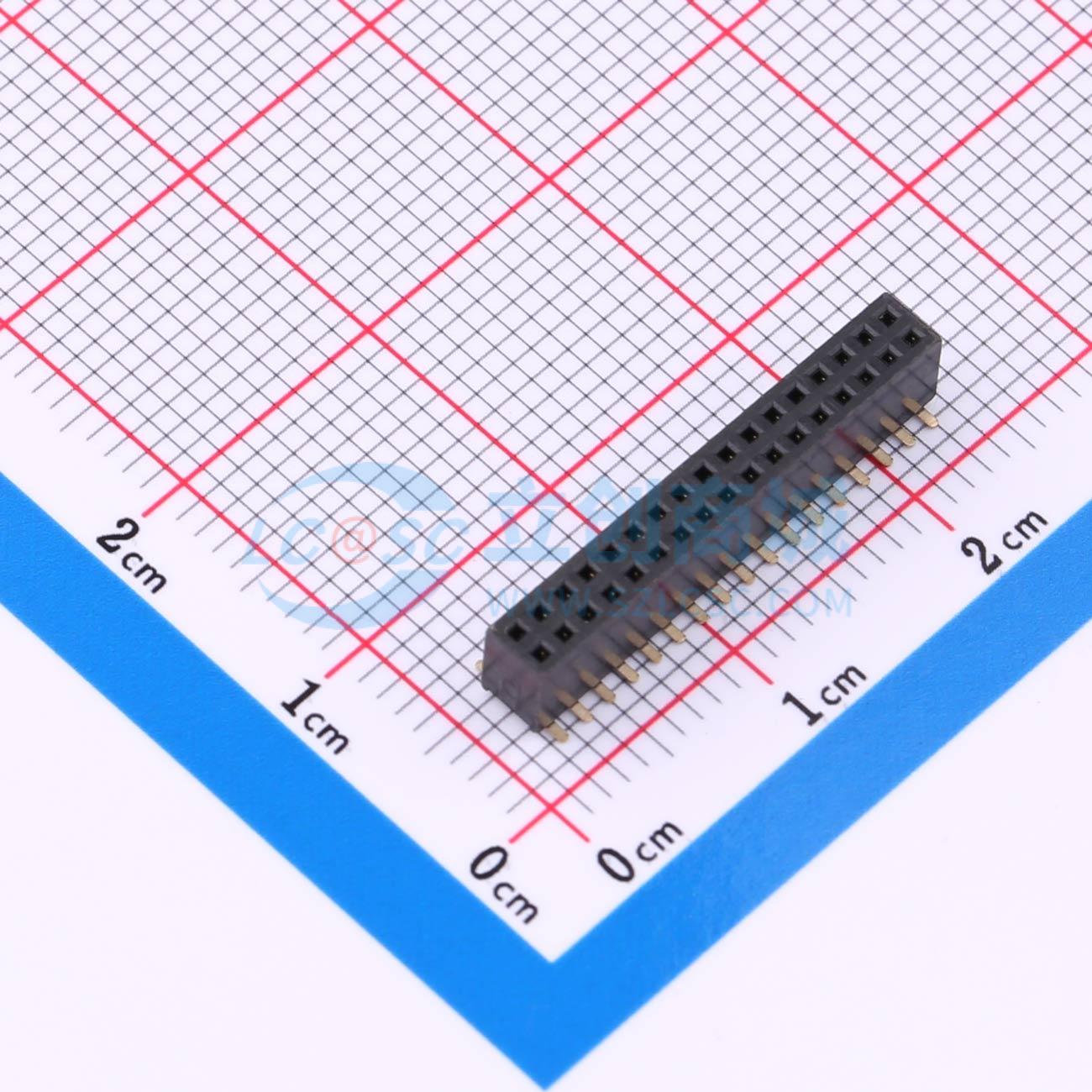 点击查看大图 BX-PM1.27-2-17PU-W实物图