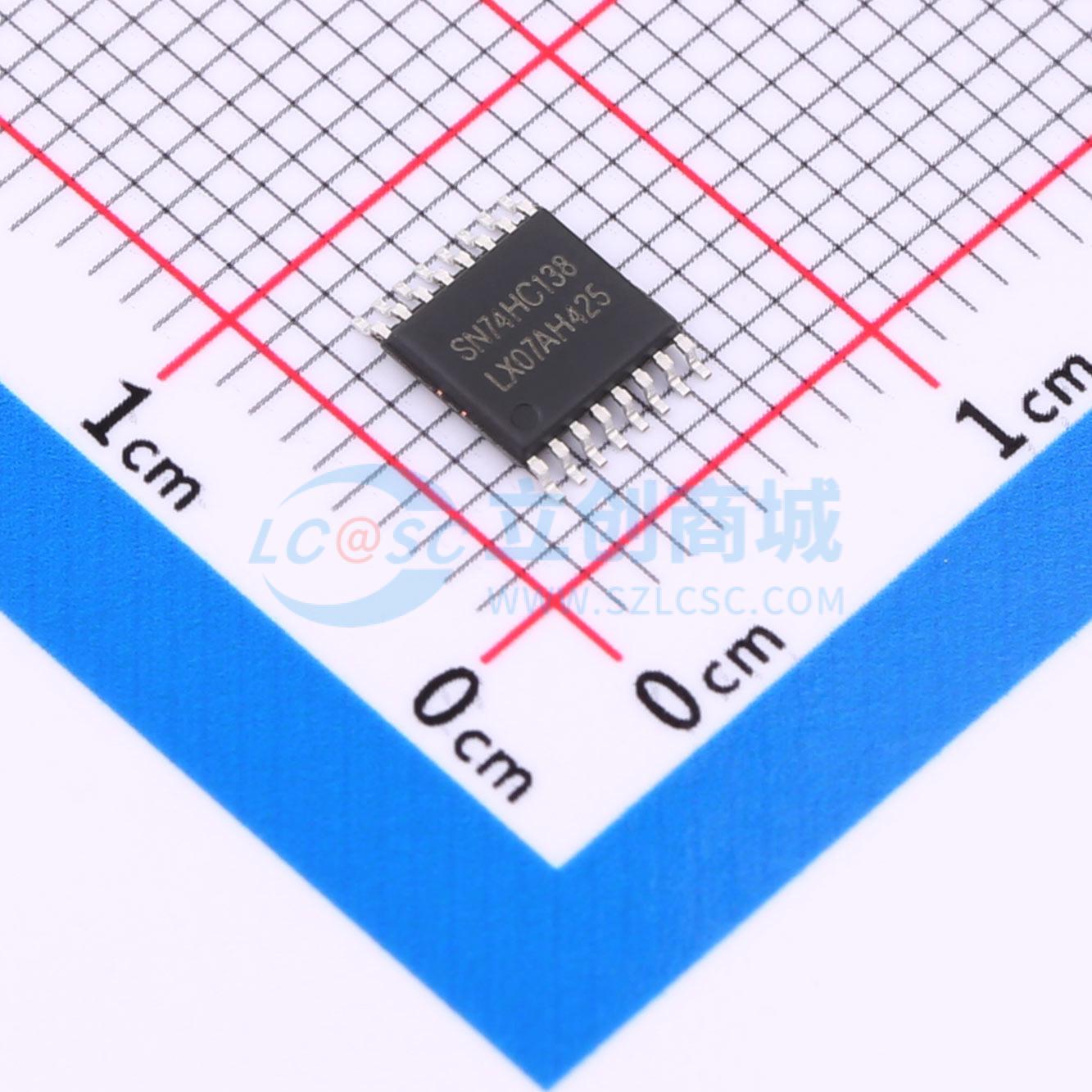 点击查看大图 SN74HC138PW(LX)实物图