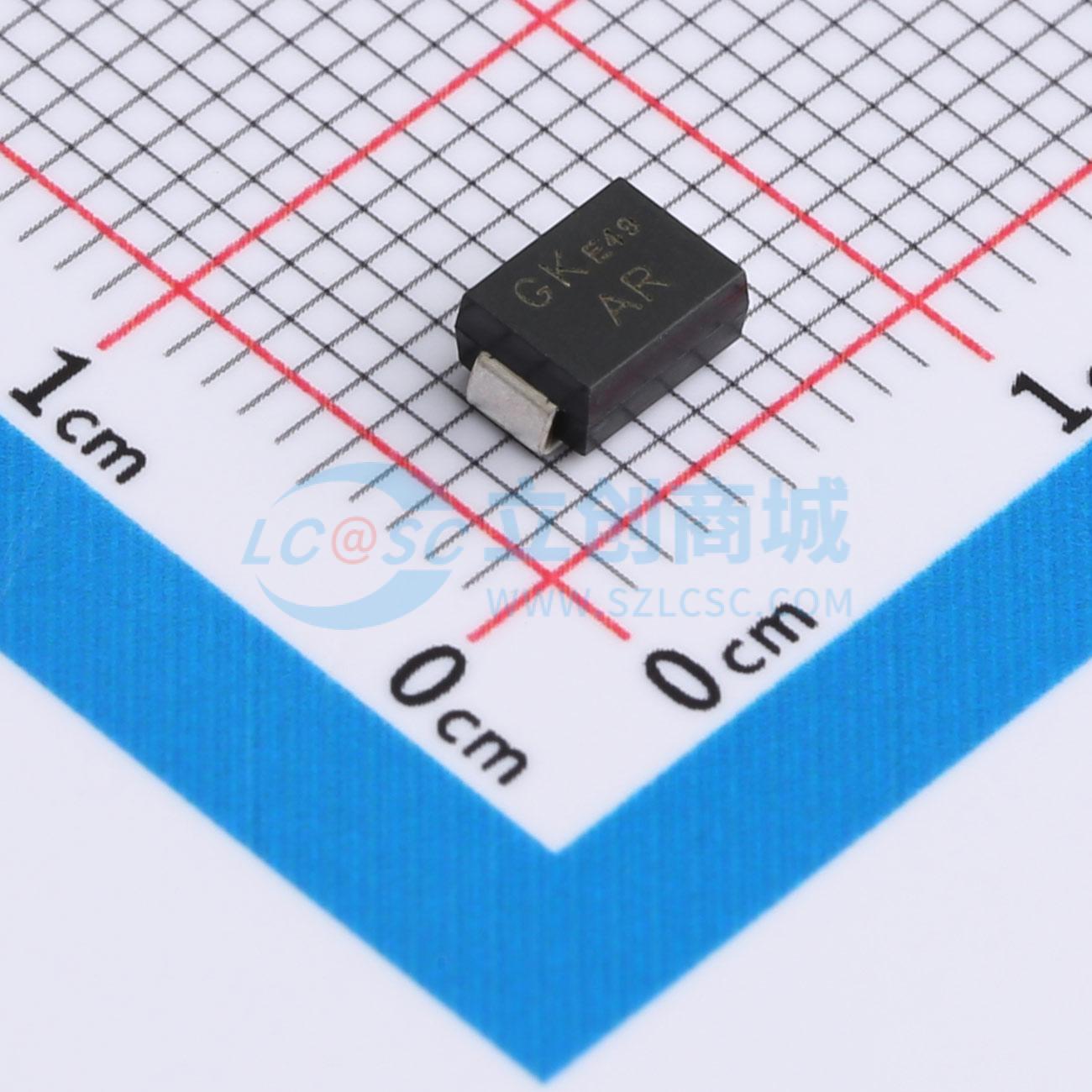 点击查看大图 SMBJ8.0CA实物图