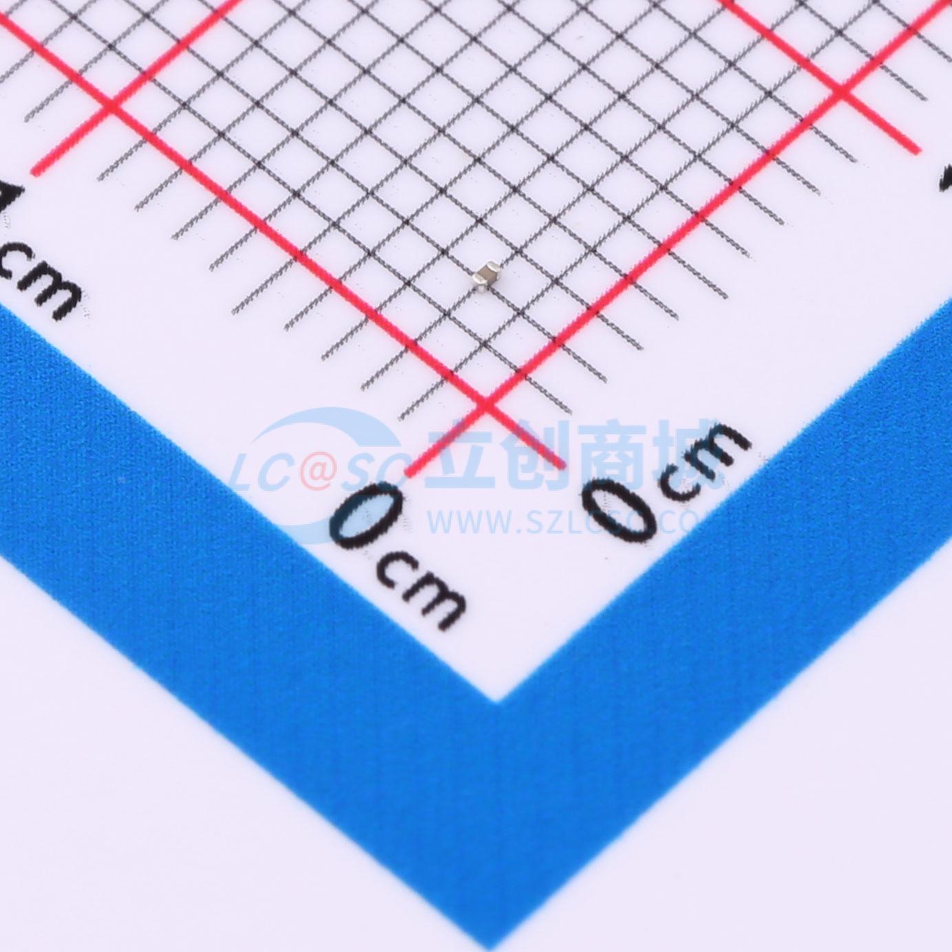 点击查看大图 CGA0201X7R104K160ET实物图