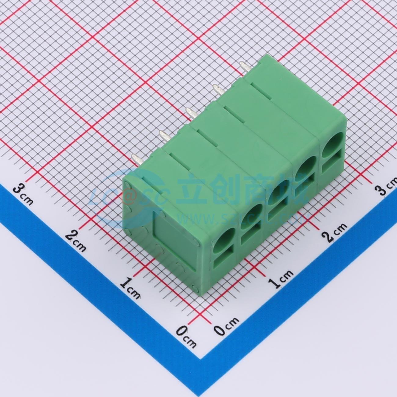 点击查看大图 DB241V-5.0-5P-GN实物图