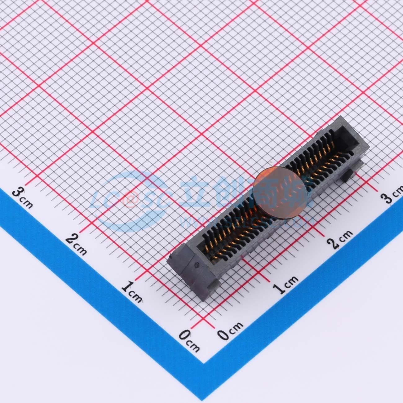 点击查看大图 HSEC8-130-01-L-DV-A-K-TR实物图