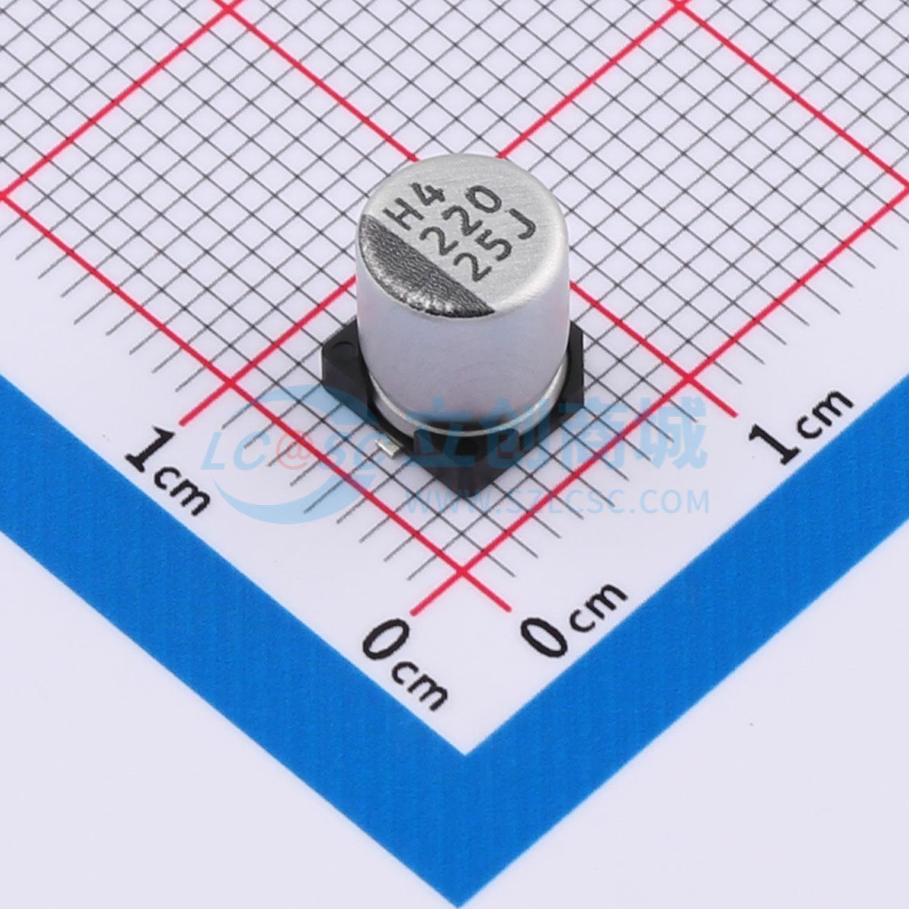 点击查看大图 VEJ221M1ETR-0607实物图