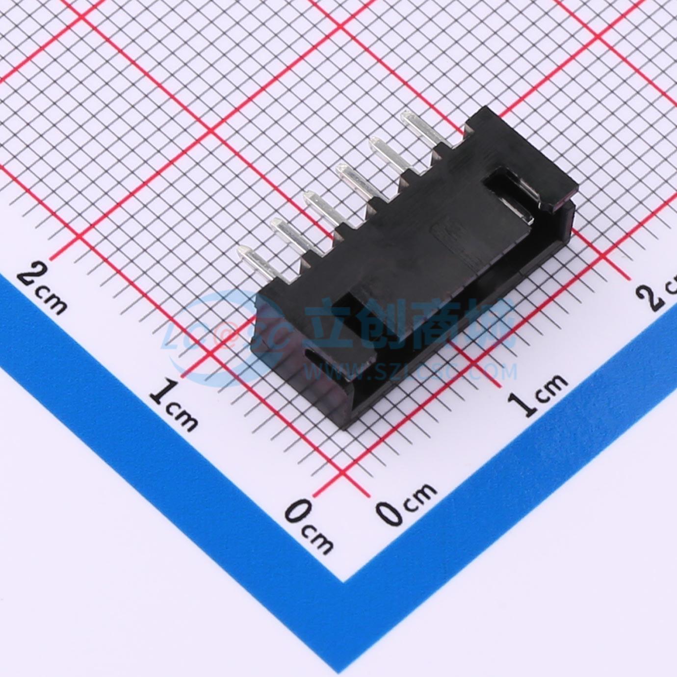 2.54-6P ZZ-H实物图