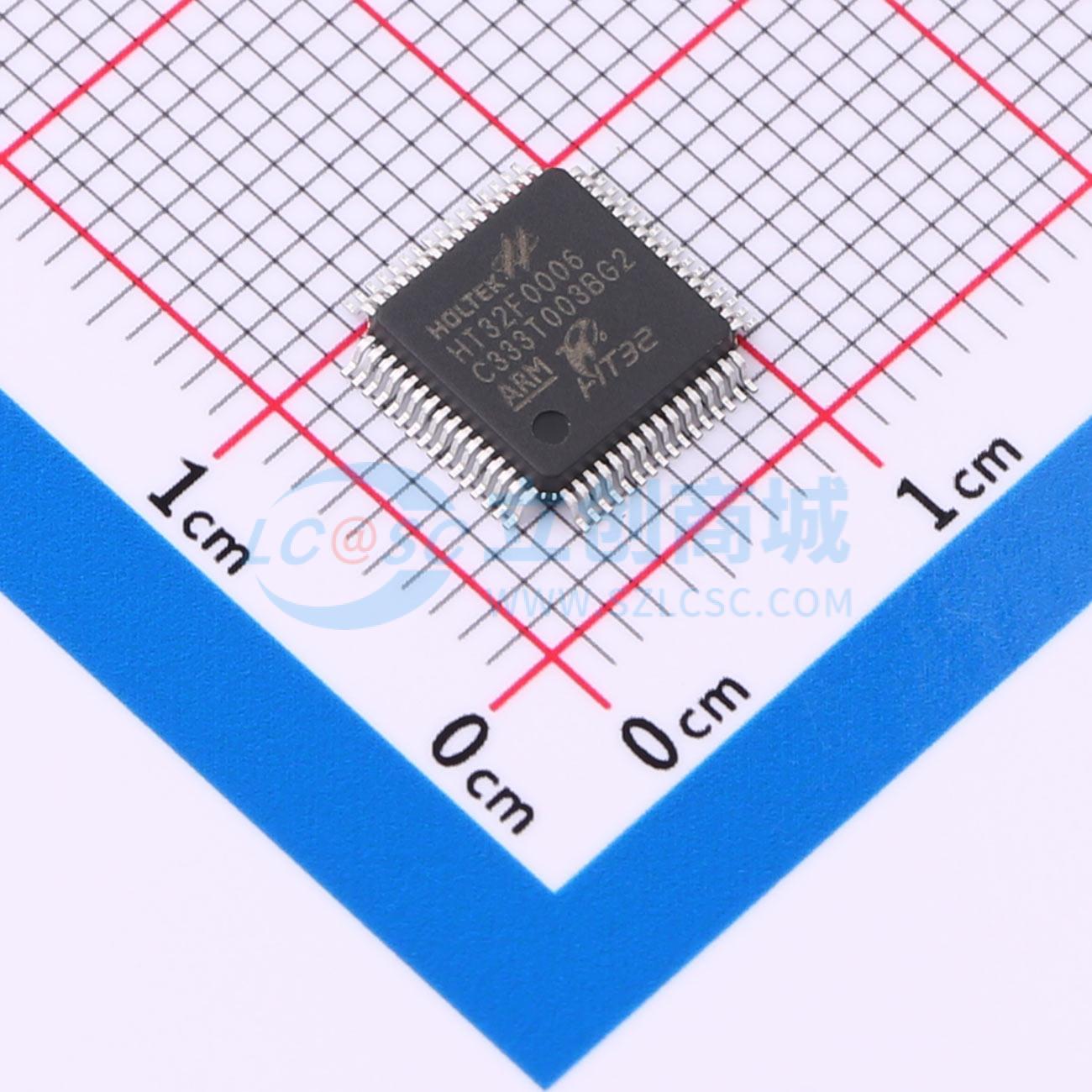 点击查看大图 HT32F0006-64LQFP-7*7实物图