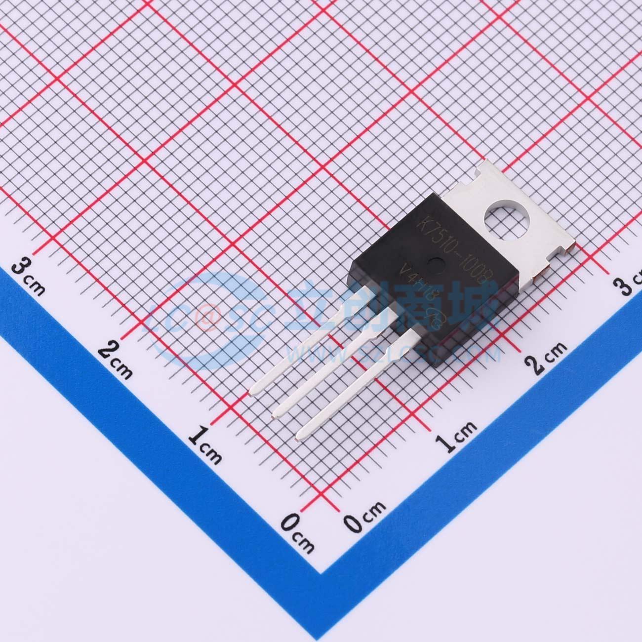 点击查看大图 BUK7510-100B-VB实物图