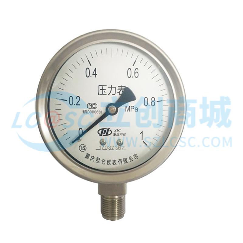 YTHN-100 100mm/0-0.6MPa/M20x1.5实物图