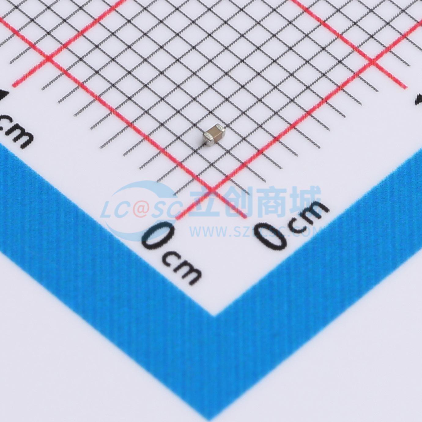 点击查看大图 CGA0402X5R474K500GT实物图