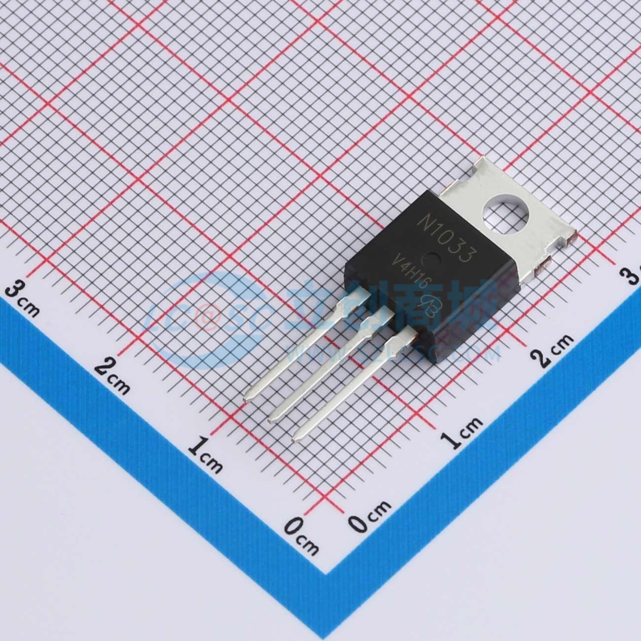 点击查看大图 IPP47N10S-33-VB实物图