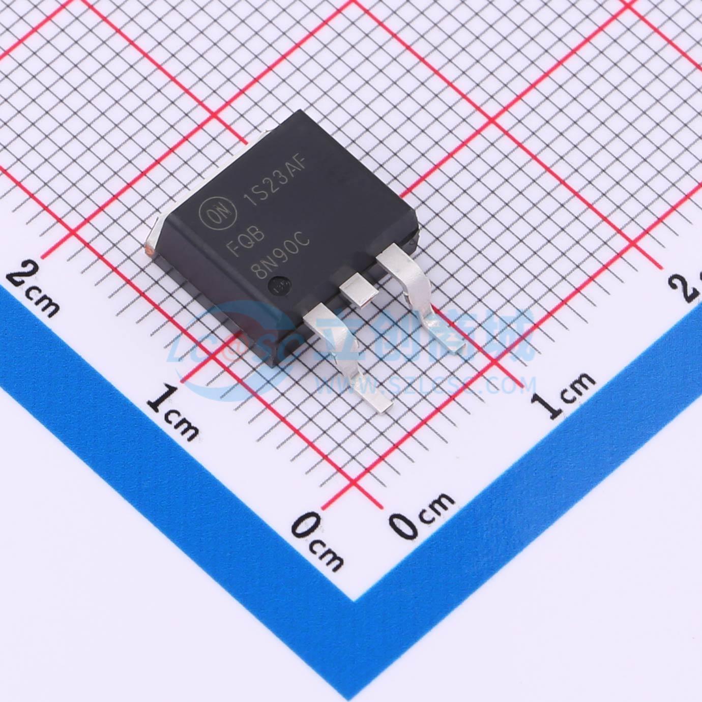 点击查看大图 FQB8N90CTM实物图
