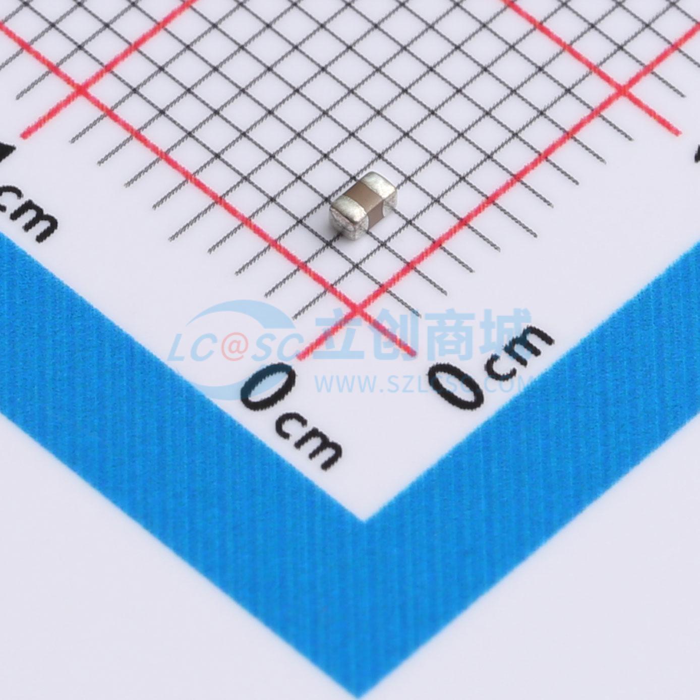 点击查看大图 HGC0603R5106K100NTHJ实物图