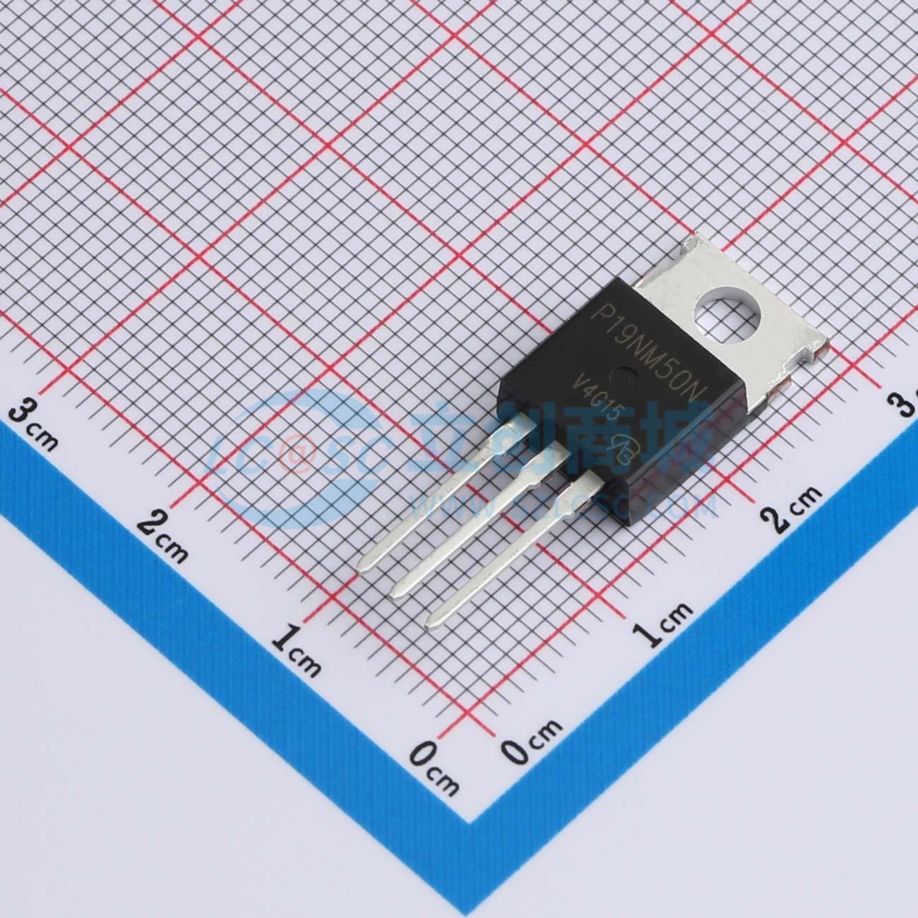 点击查看大图 STP19NM50N-VB实物图