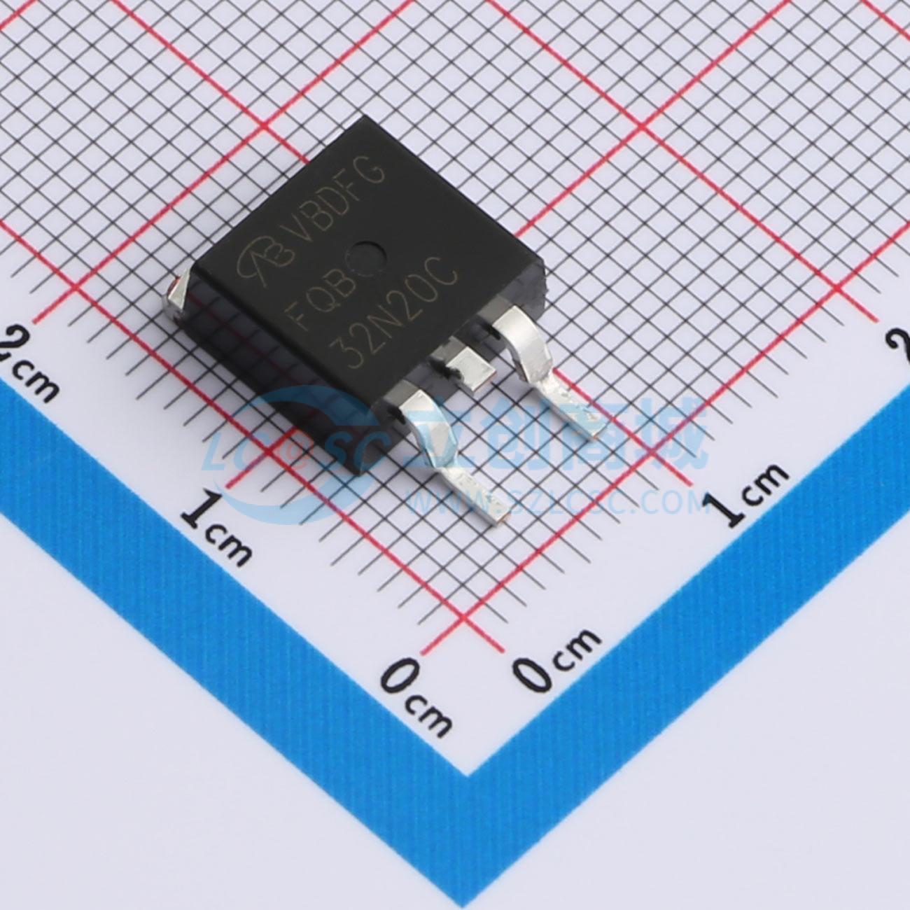 点击查看大图 FQB32N20C-VB实物图