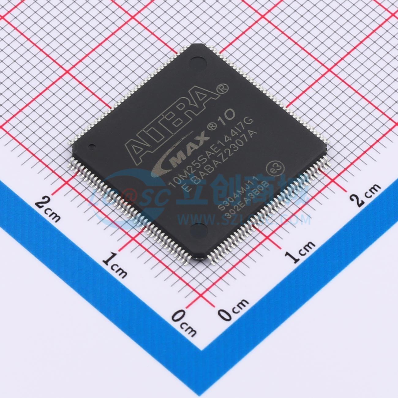 点击查看大图 10M25SAE144I7G实物图