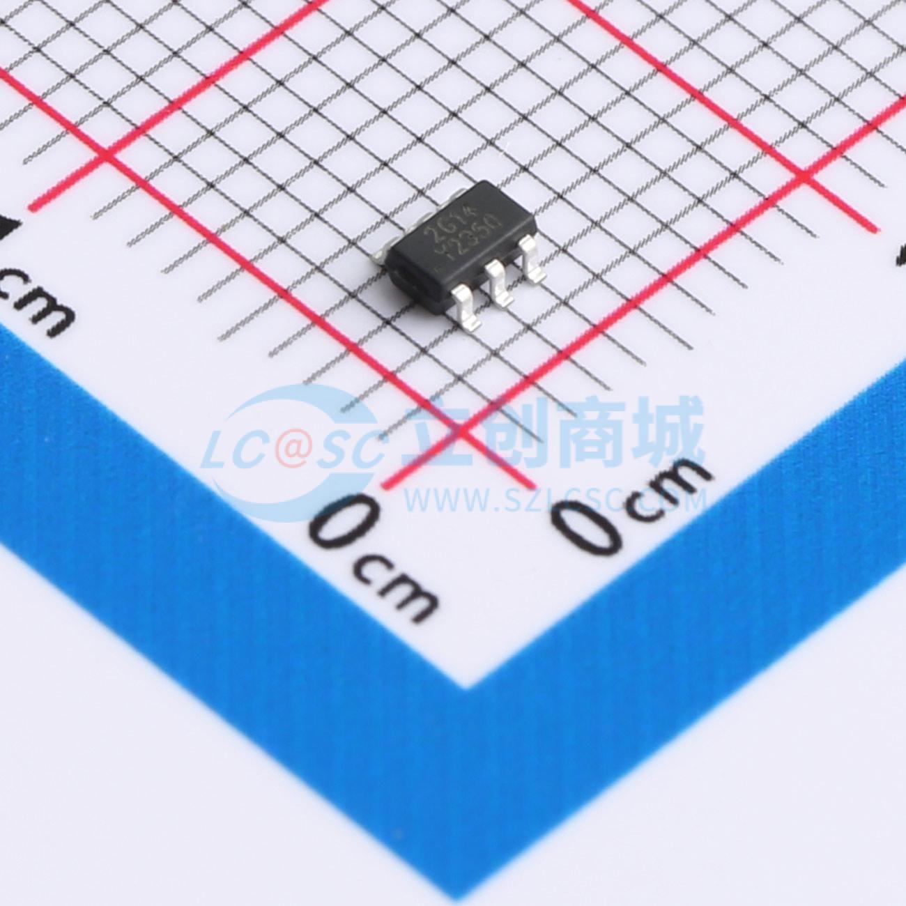 点击查看大图 HSN74LVC2G14DBVR实物图