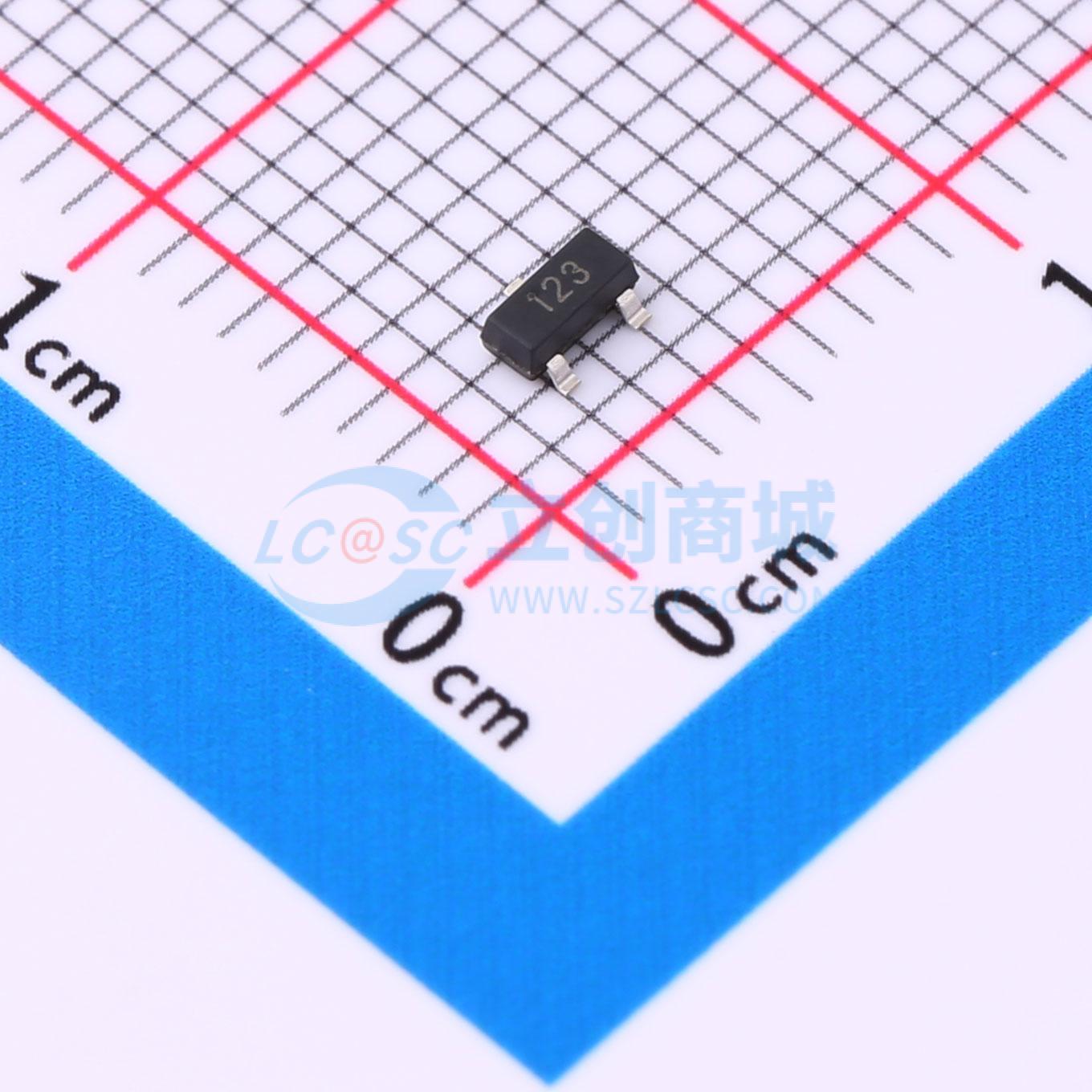 点击查看大图 BSS123-7-F实物图