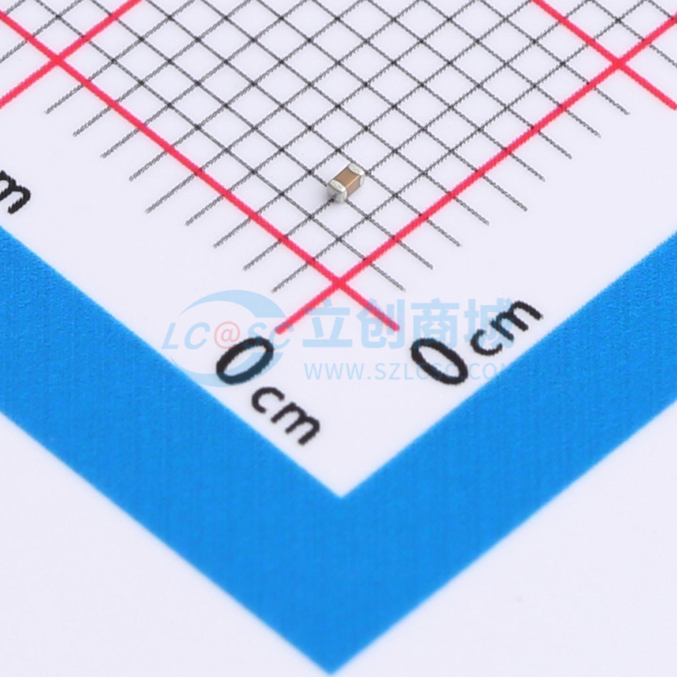 点击查看大图 CGA0402X7R182K500GT实物图