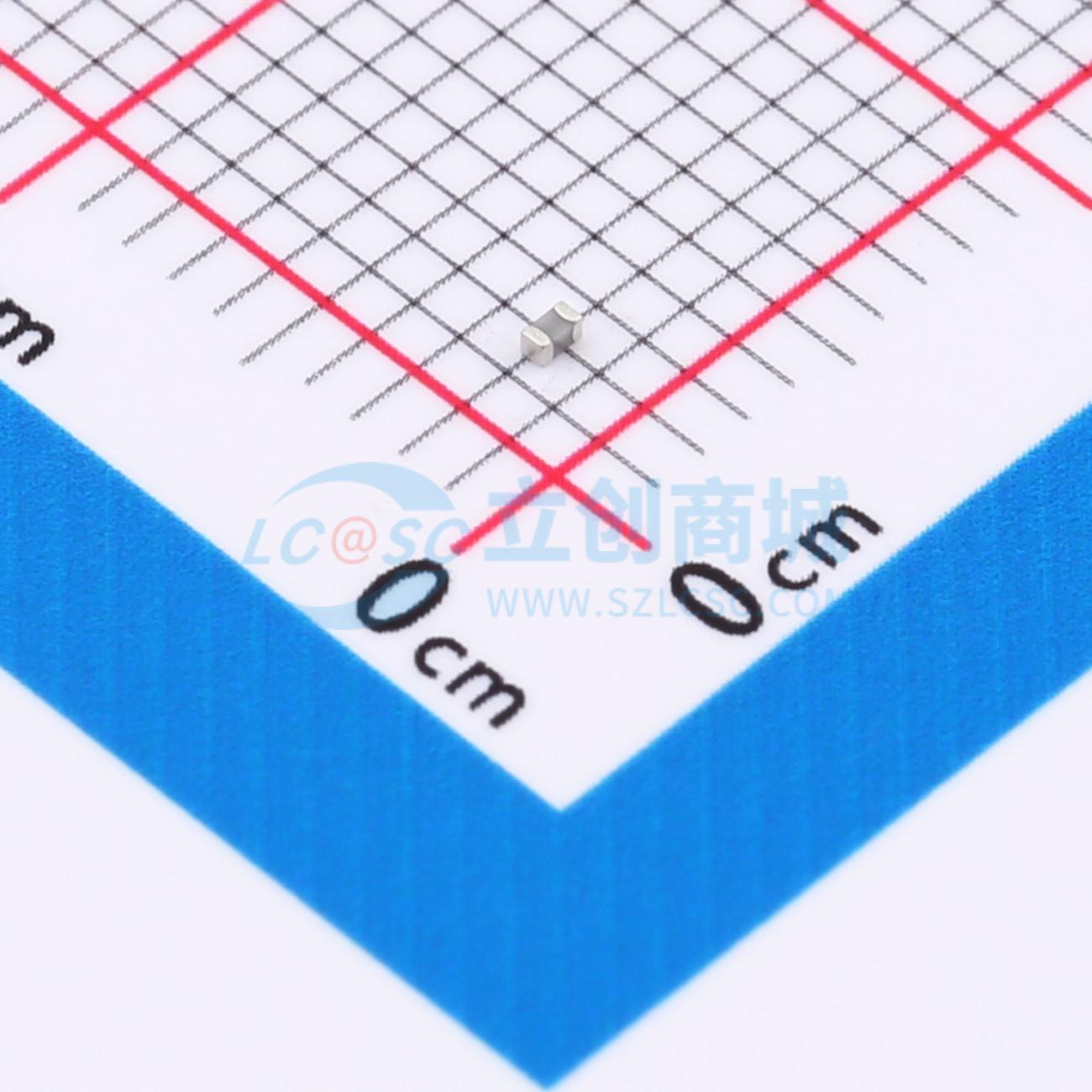 点击查看大图 CGA0402C0G4R7C500GT实物图